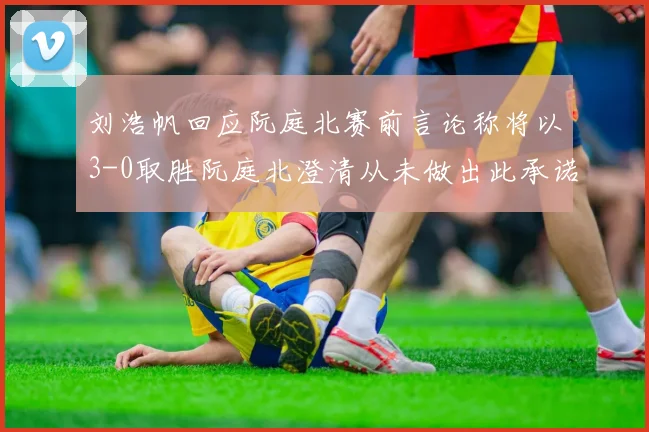 刘浩帆回应阮庭北赛前言论称将以3-0取胜阮庭北澄清从未做出此承诺